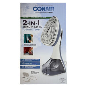 Conair Turbo Extreme Steam 2 in 1 Steamer & Iron GS408GD Garment Care Solution